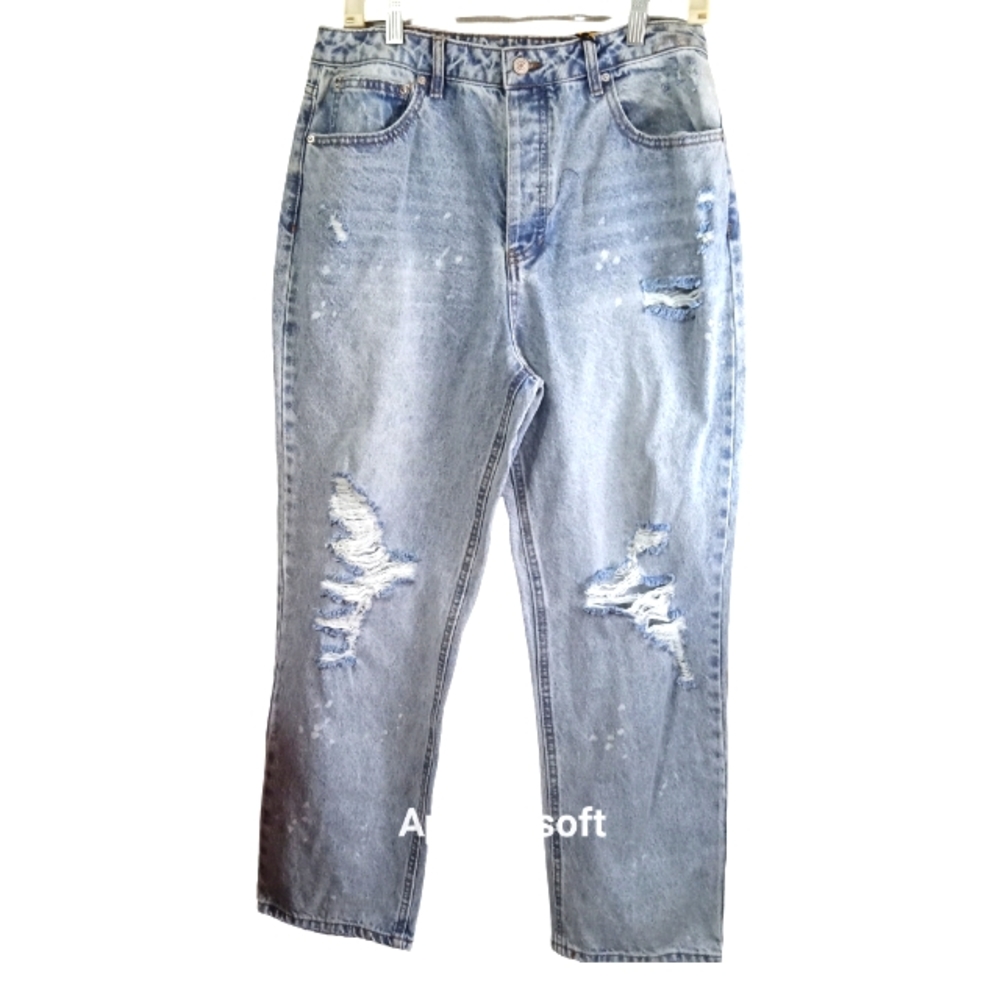 NWT NOBO Acid wash distressed jeans Sz 15